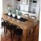 Rustic Dining Table Pairs With Bentwood Chairs | Bentwood Chairs